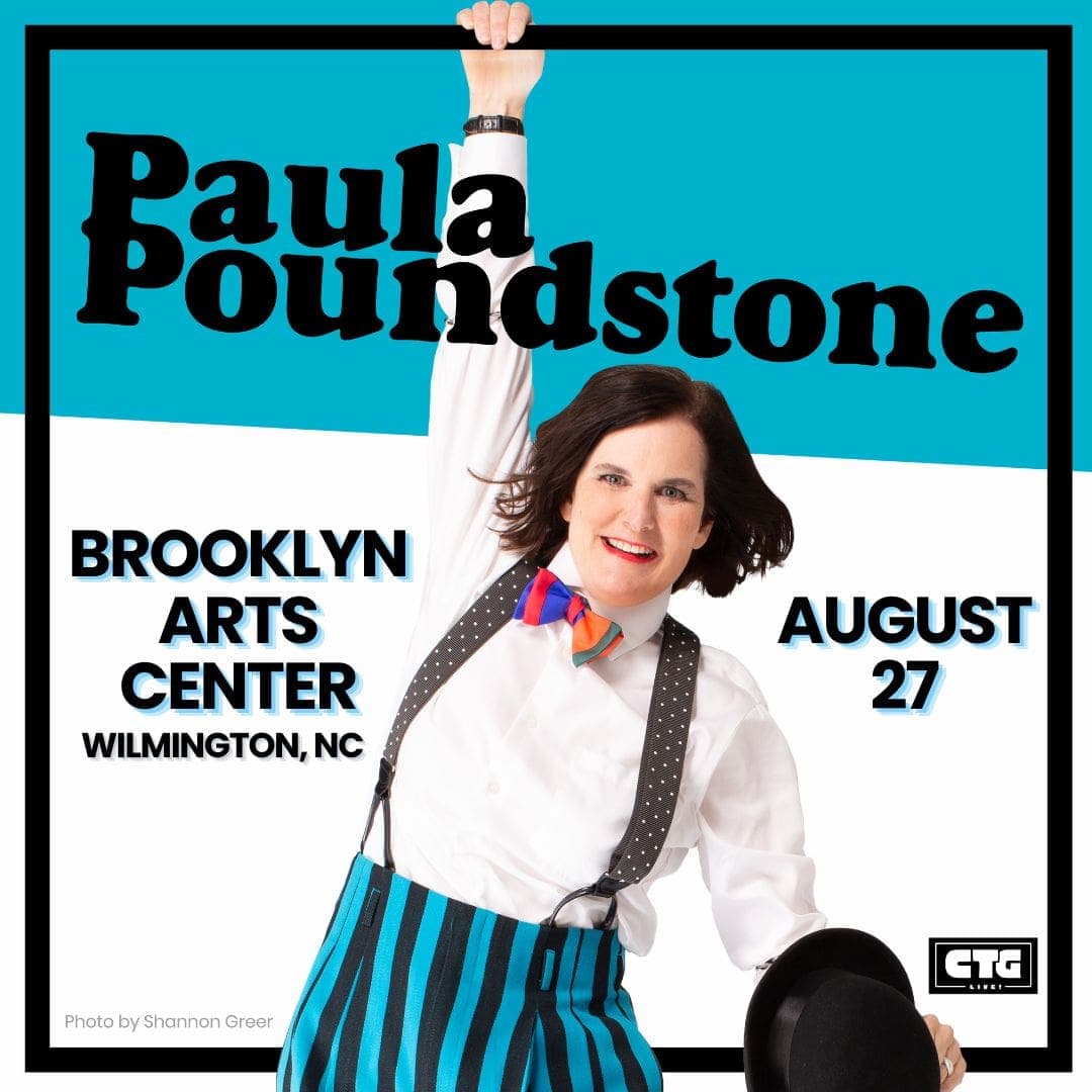 Cardinal Talent Group presents Paula Poundstone live at the Brooklyn Arts Center on Thursday, August 27th!