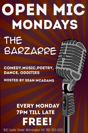 Open Mic Mondays!