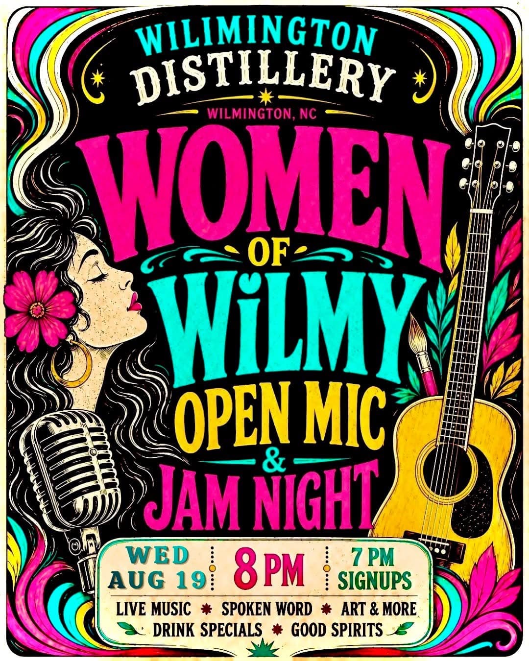 Women of Wilmy Open Mic & Jam Night