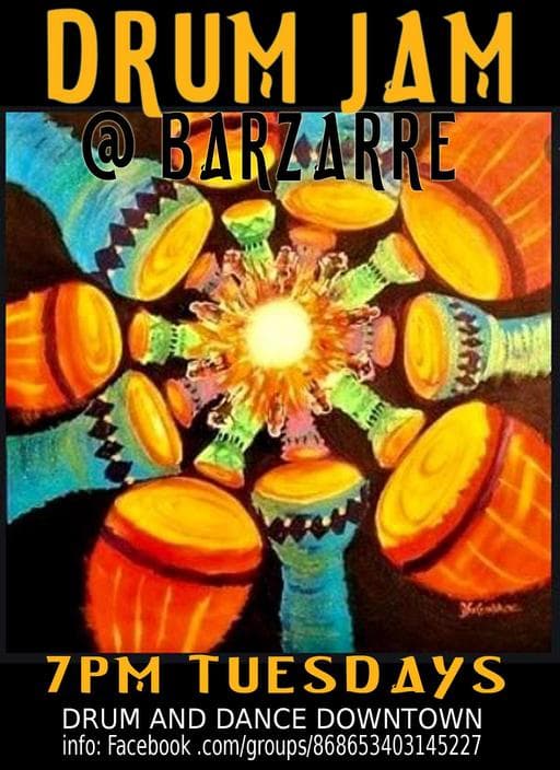 Tuesday Drum Jam @ Barzarre