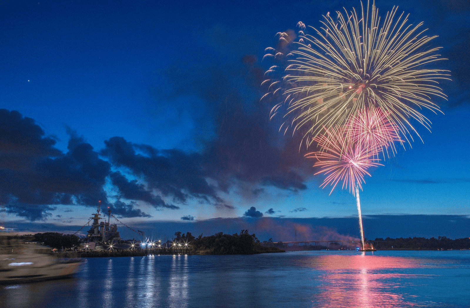 Cape Fear River Fireworks