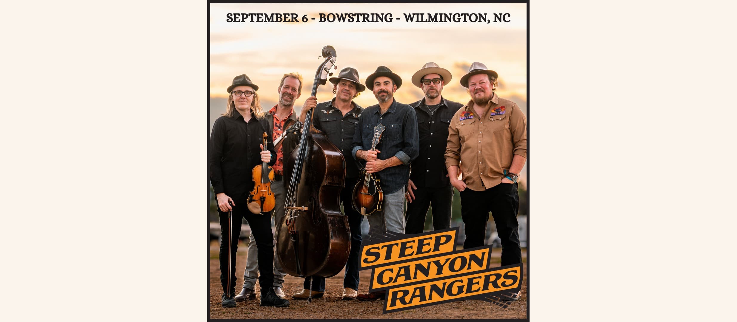 Steep Canyon Rangers at Bowstring Brewyard, Wilmington NC