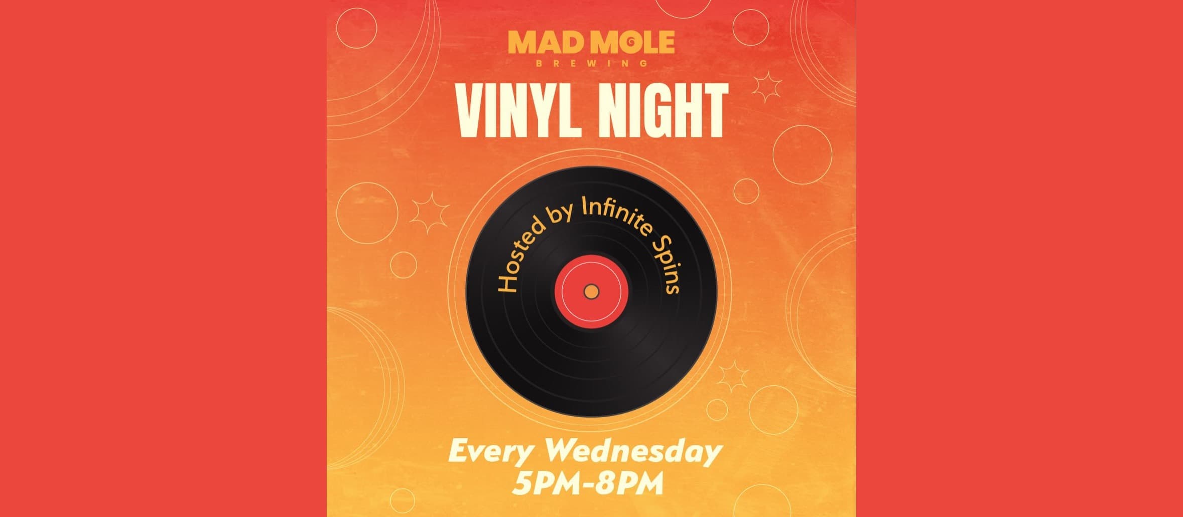 Vinyl Night w/ Infinite Spins at Mad Mole Brewing, Wilmington NC