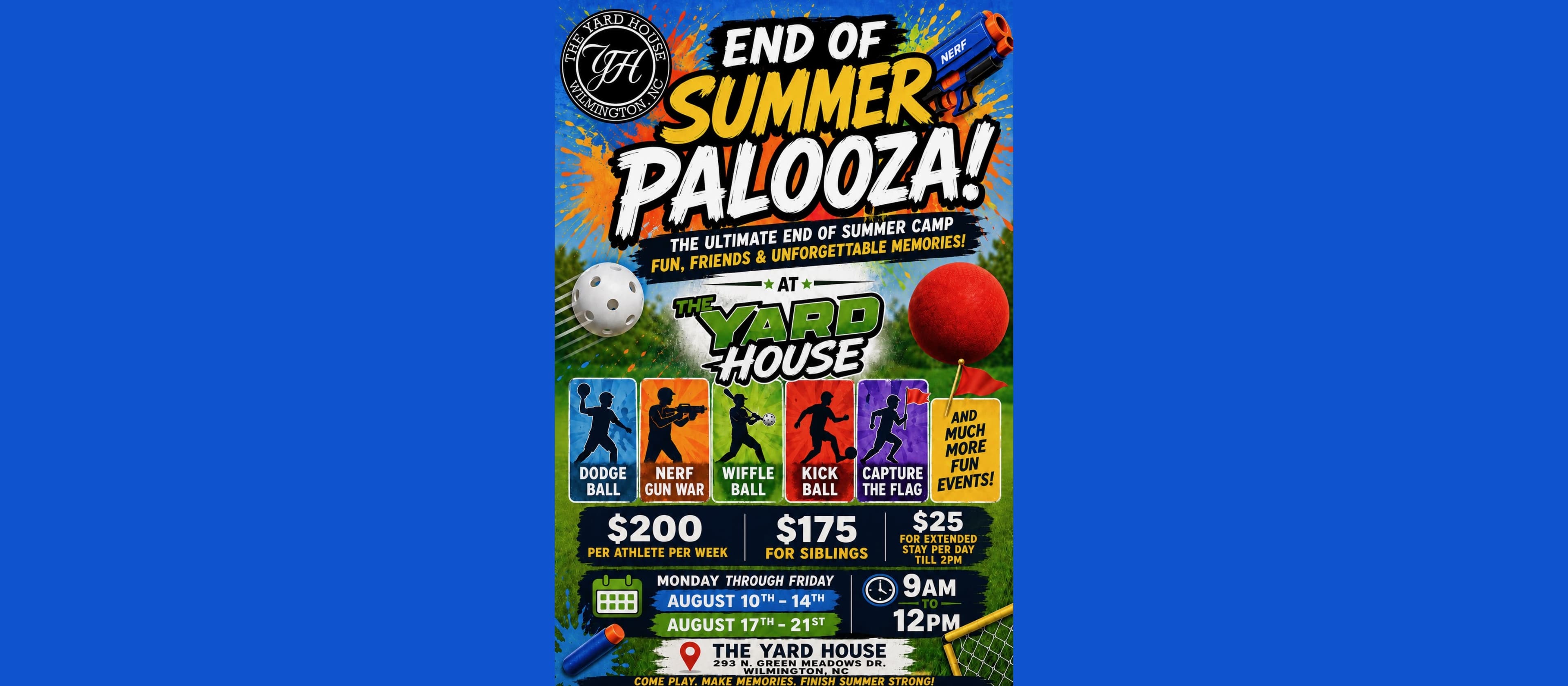 End of Summer Palooza! (Sports Camp)