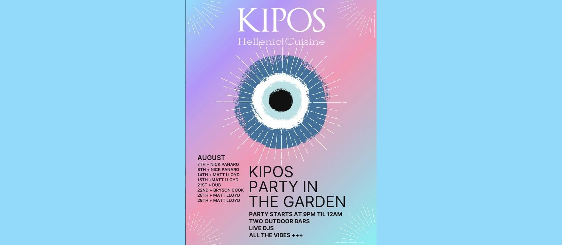 Party in the Garden w/ Bryson Cook