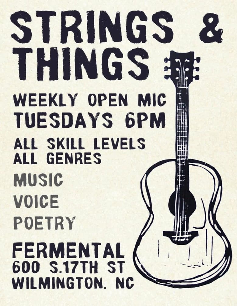 Strings & Things at Fermental, Wilmington NC