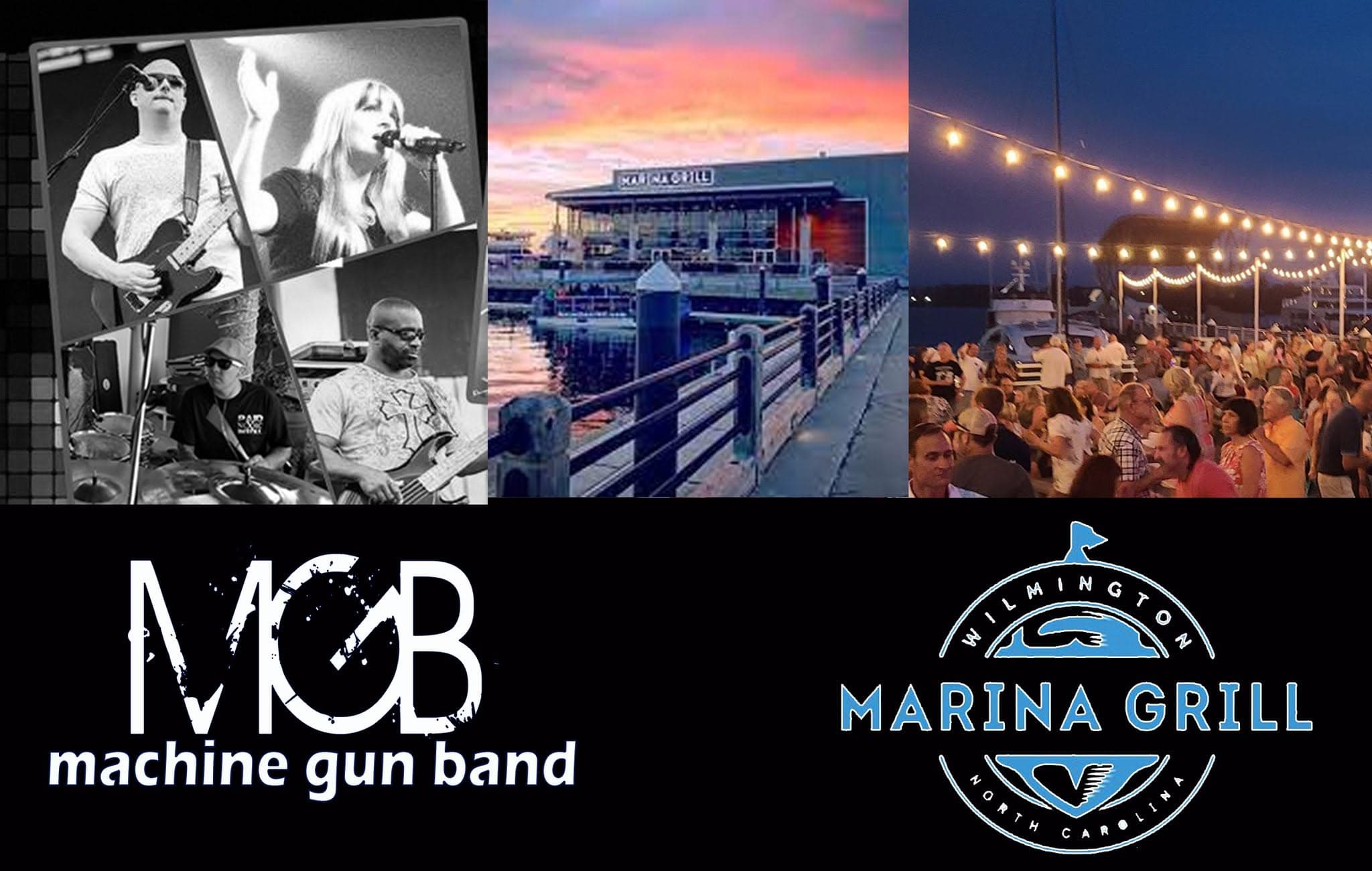 MGB (Machine Gun Band) @ The Marina Grill at Marina Grill, Wilmington NC