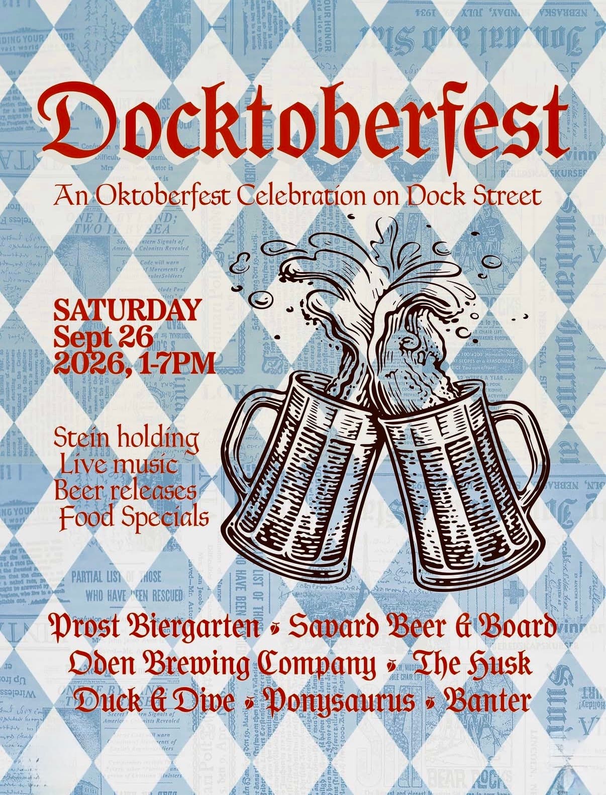 Docktoberfest: An Oktoberfest Celebration on Dock Street