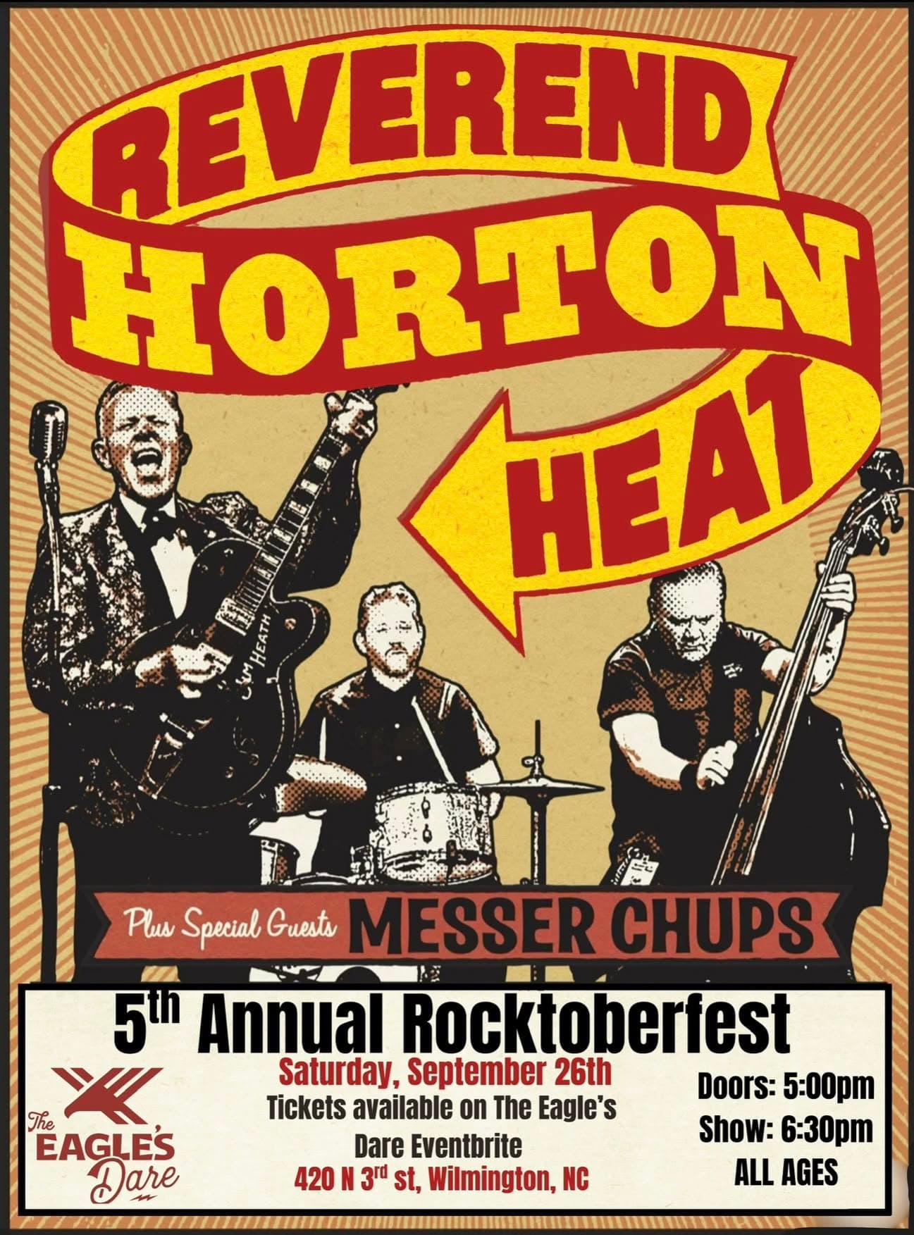 5th Annual Rocktoberfest: Reverend Horton Heat