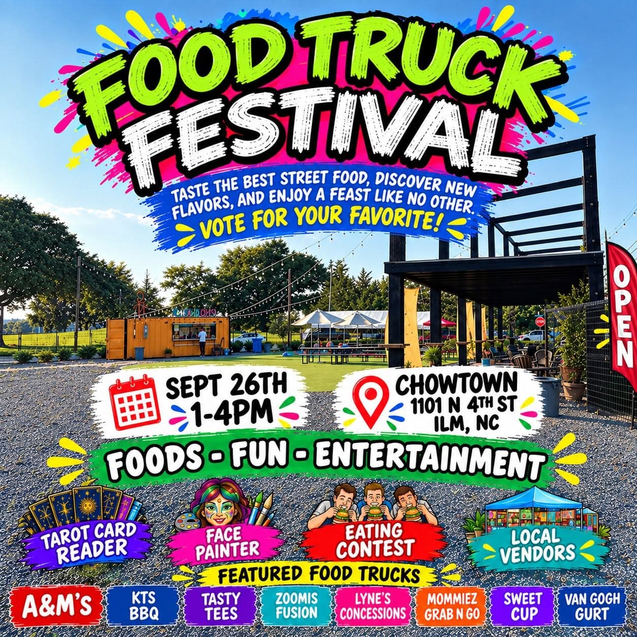 Chow Town Food Truck Festival: Wilmington's First Food Truck Park