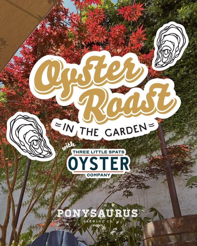 Oyster Roast in the Garden with Three Little Spats Oyster Company