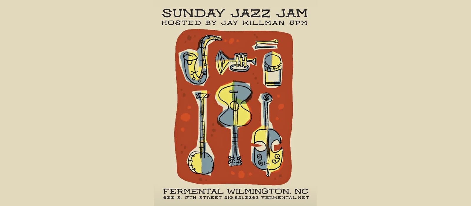Sunday Jazz Jam with Jay Killman
