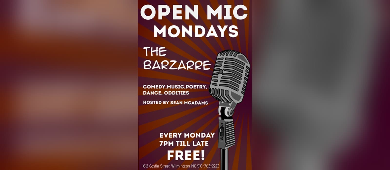 Open Mic Mondays!
