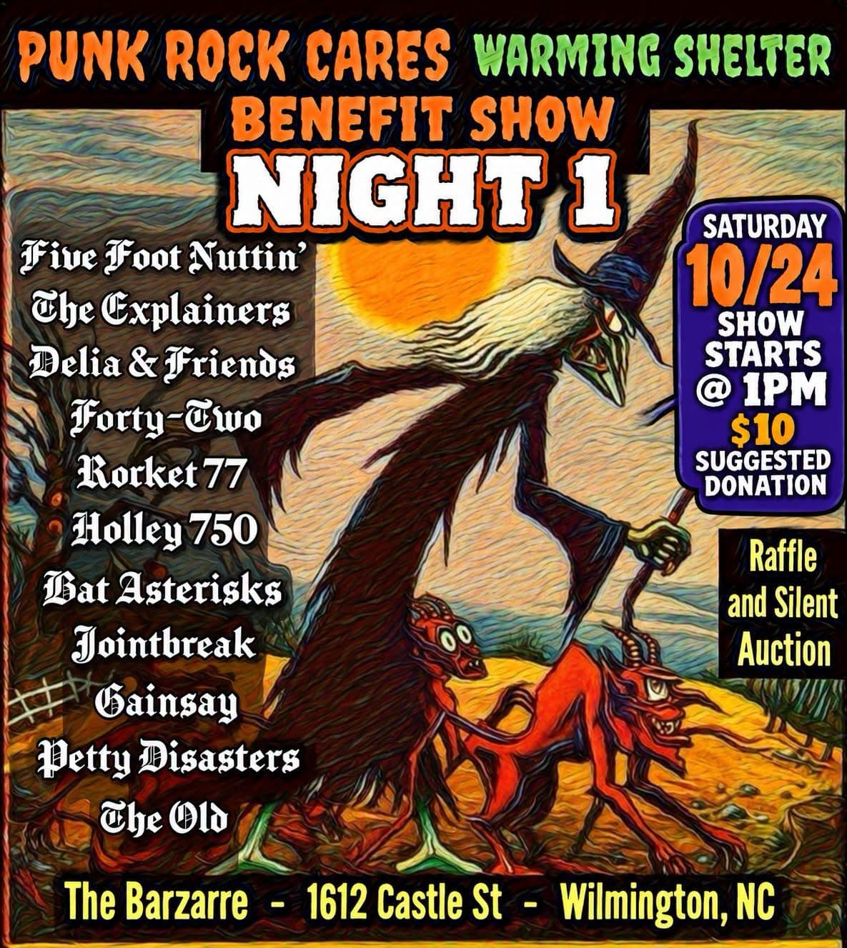 Punk Rock Cares Warming Shelter Benefit Show: Night 1