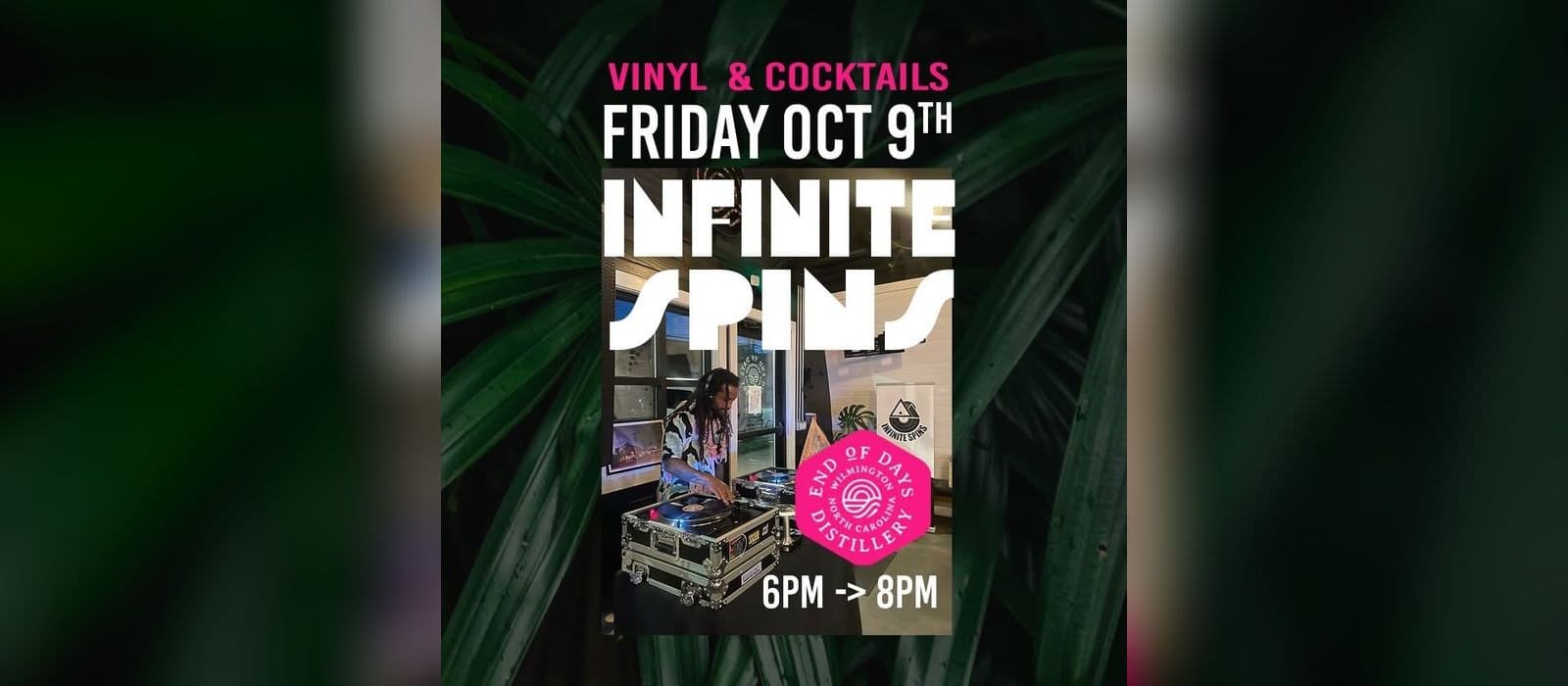 Vinyl & Cocktails with Infinite Spins