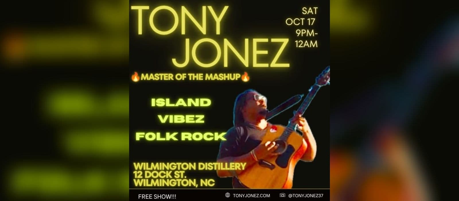 Tony Jonez: Island Vibez Folk Rock
