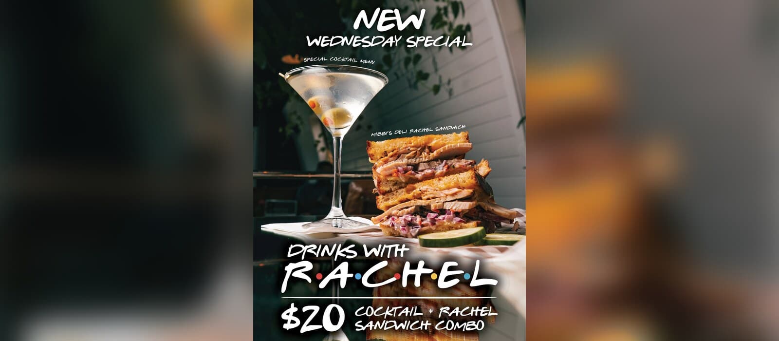 Wednesday Special: "Drinks with Rachel"