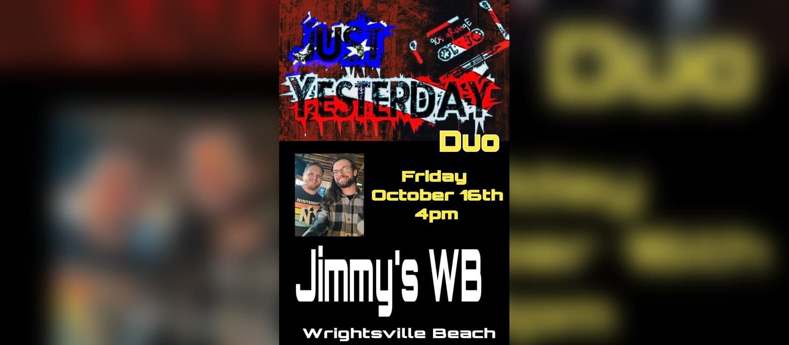 Just Yesterday Duo at Jimmy's Wrightsville Beach
