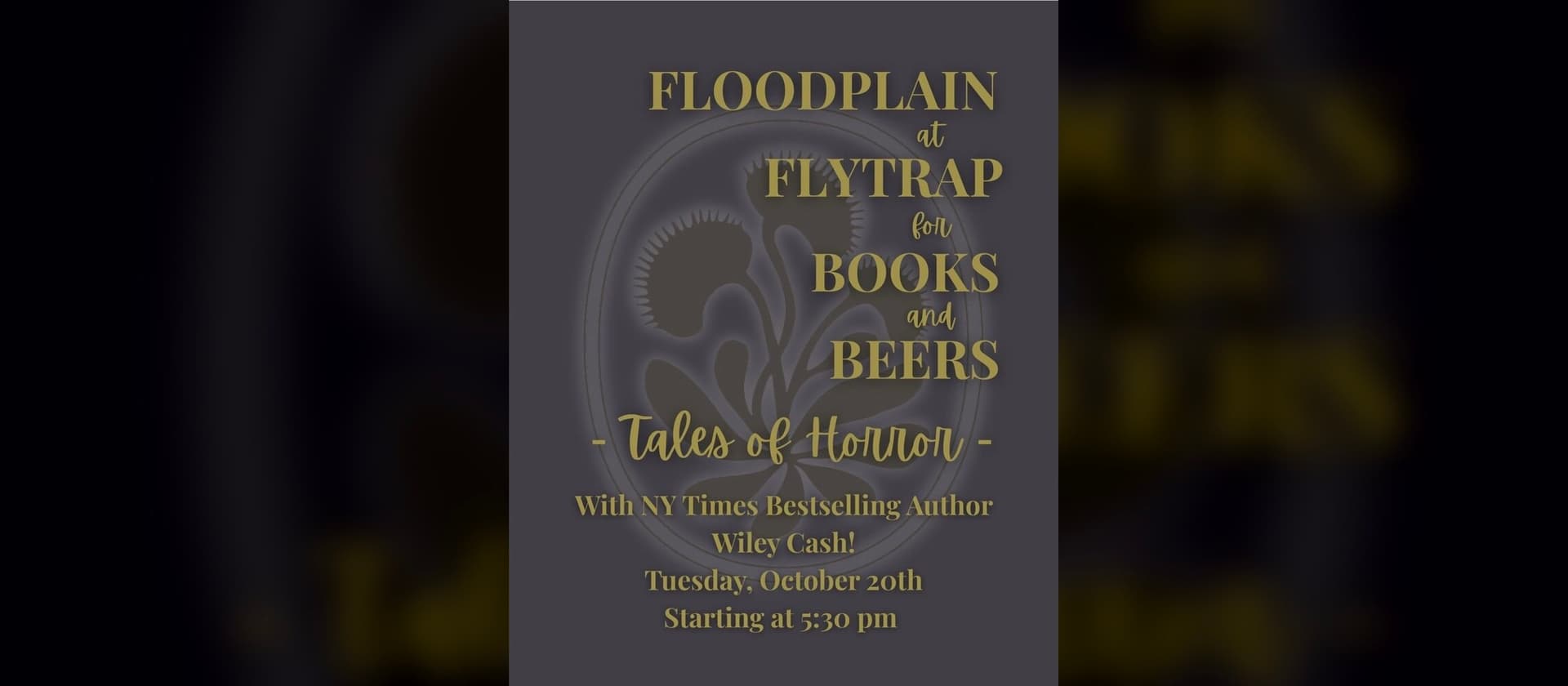 Books & Beers: Tales of Horror with Wiley Cash