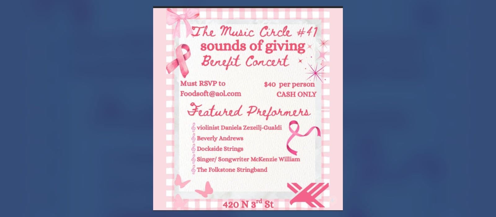 Sounds of Giving Benefit Concert