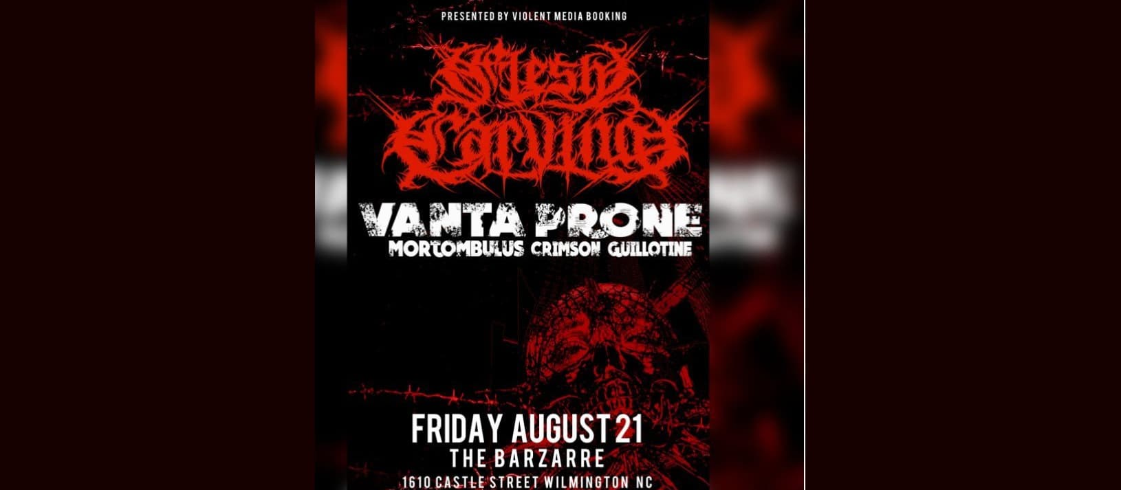 5 Band Heavy Music Show: Flesh Carving, Vanta, Prone, Crimson Guillotine, Mortombulus