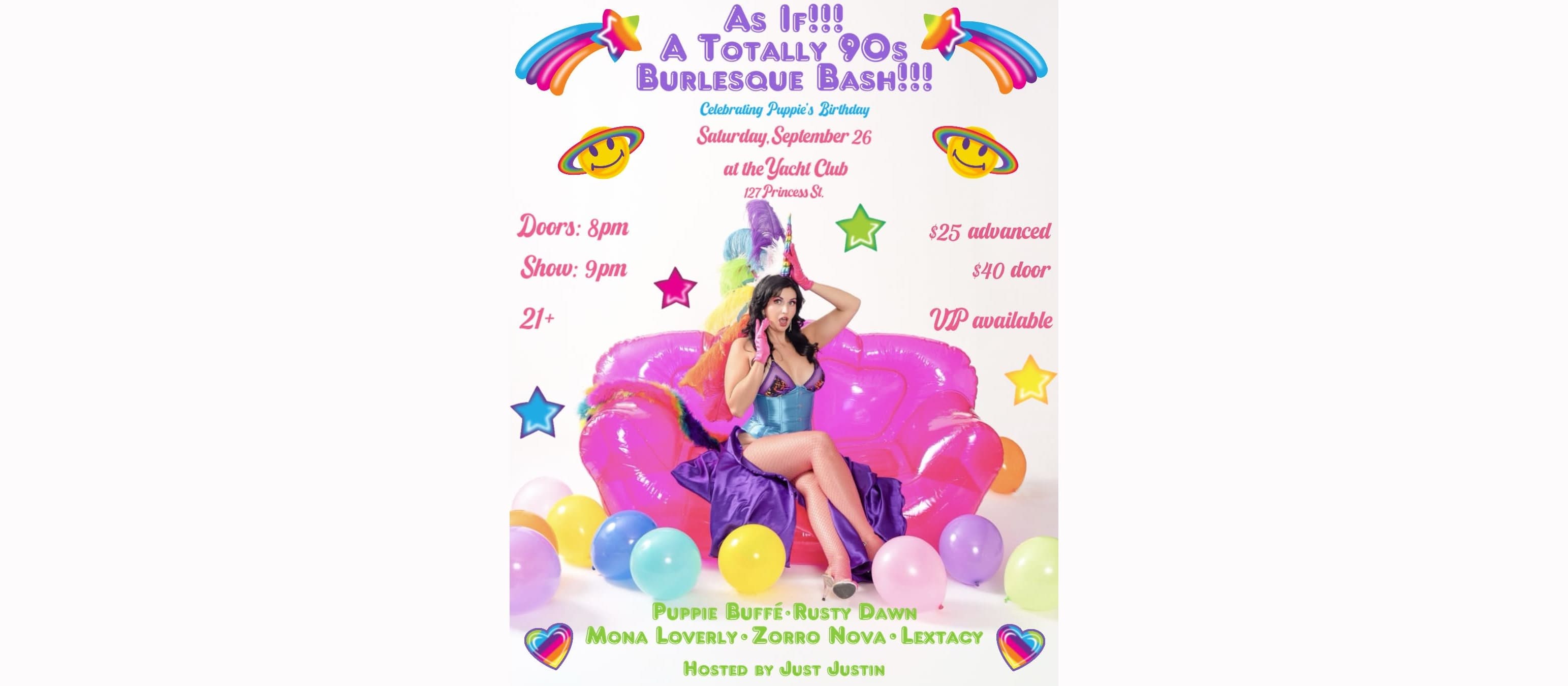 As If!!! A Totally 90s Burlesque Bash!!!
