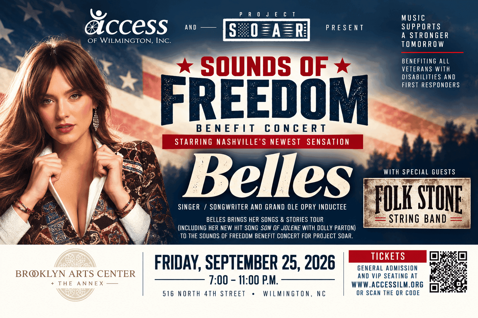 ACCESS of Wilmington, Inc. will host its 2nd Annual Sounds of Freedom Benefit Gala Concert