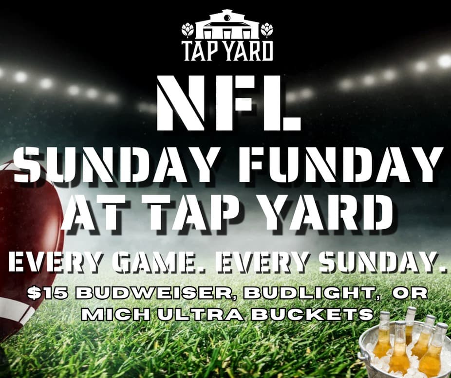 NFL Sunday Funday at Tap Yard