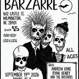 Rock/Punk 3 Band Show: Andrew Kane/Bat Asterisks / Ryan Henry & the Bastards