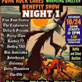 ๐ฅ PUNK ROCK CARES! ๐ฅ ALL-DAY WARMING SHELTER BENEFIT SHOW