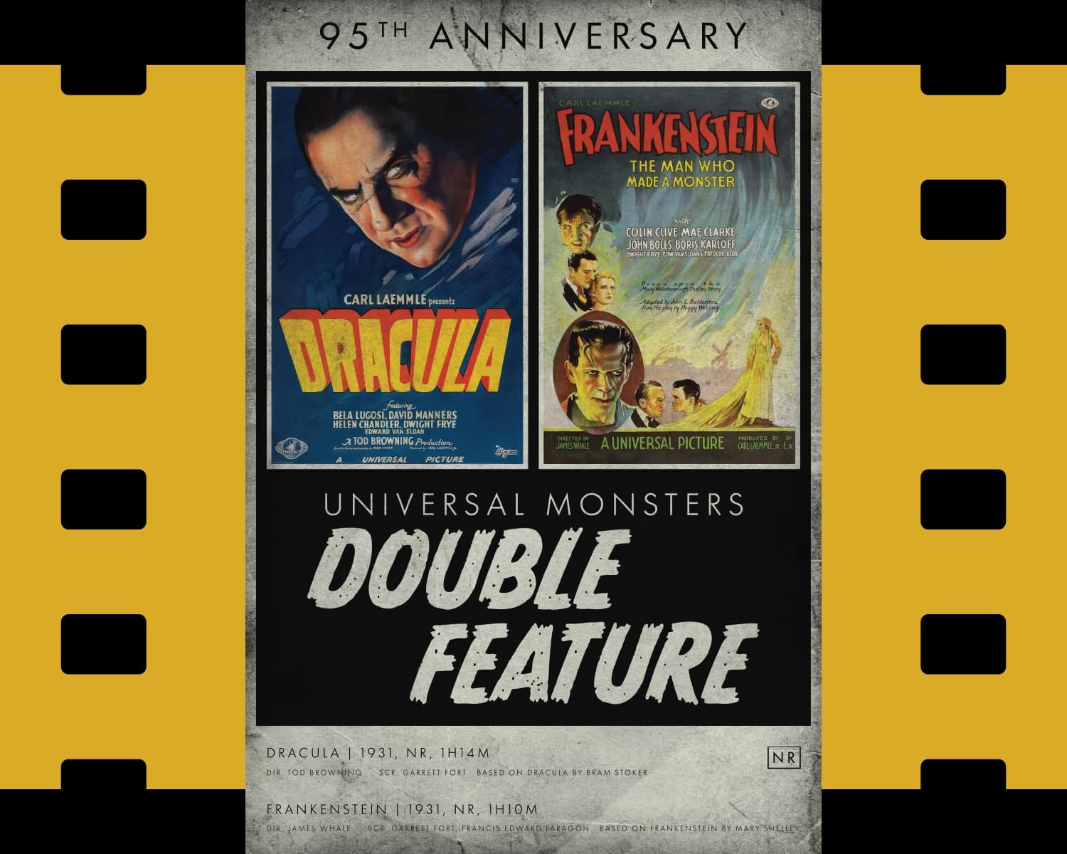 Dracula/Frankenstein (1931) Double Feature