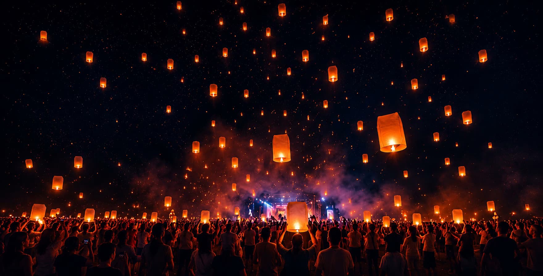 Wilmington Sky Lantern Festival by Ascent