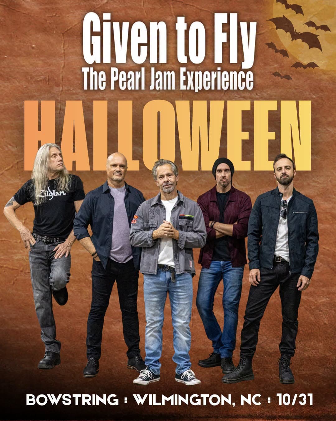 Halloween w/ Given to Fly: Pearl Jam Tribute at Bowstring Brewyard, Wilmington NC